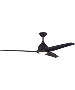 Limerick 1-Light Ceiling Fan (Blades Included) Flat Black