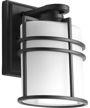 Format 1-Light Small Wall Lantern Textured Black