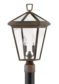 20"H Alford Place 2-Light Outdoor Pier Post Light in Oil Rubbed Bronze