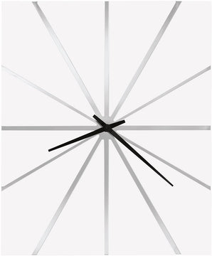 30"H Zander Wall Clock Gloss White