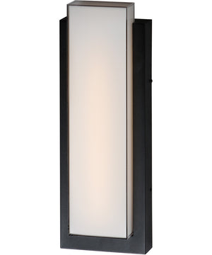 Tower Large LED Outdoor Wall Sconce Black