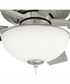 60" Outdoor Super Pro 211 2-Light Indoor/Outdoor Ceiling Fan Painted Nickel