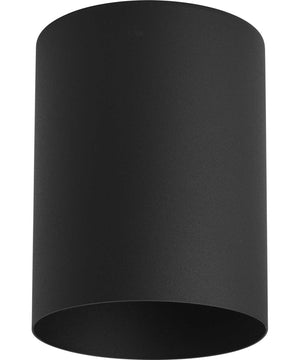 5" LED Outdoor Flush Mount Cylinder Black