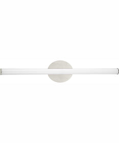 Phase 3 32 in. Large Modern 3CCT Integrated LED Linear Vanity Light Brushed Nickel