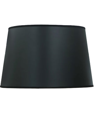 13x16x10 Black/Opaque Gold Foil English Barrel Hardback Lampshade