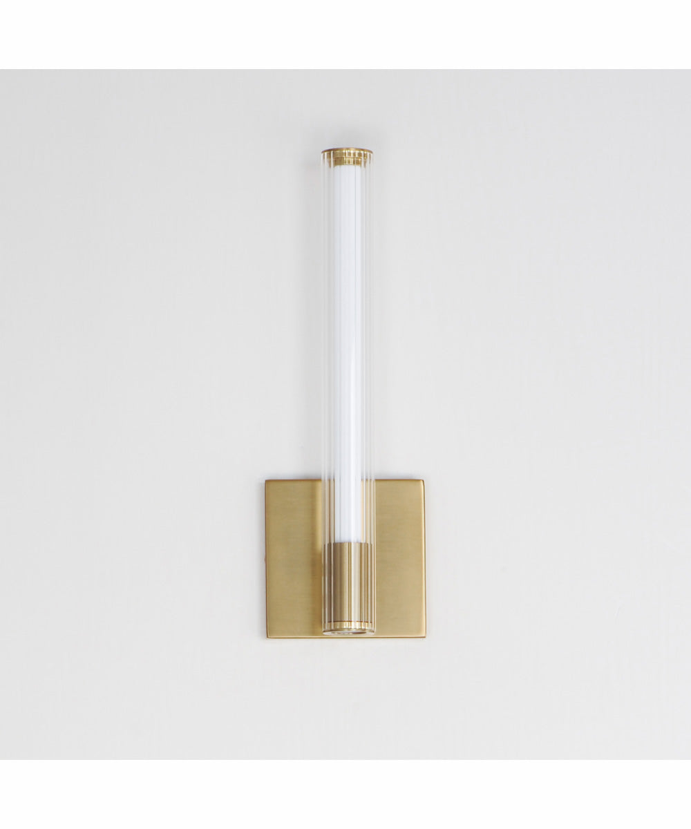 Cortex 14 inch LED Sconce Natural Aged Brass