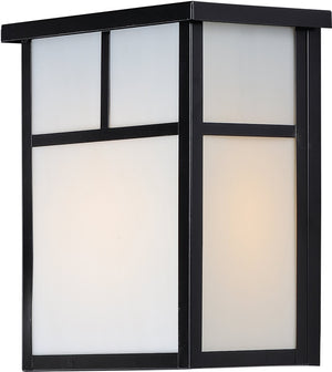 8"H Coldwater 1-Light Outdoor Wall Lantern Black