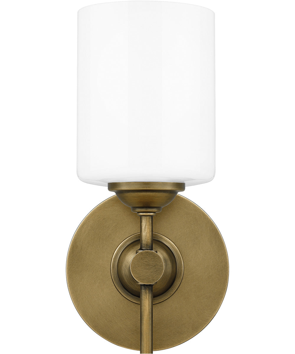 Aria Small 1-light Wall Sconce Weathered Brass