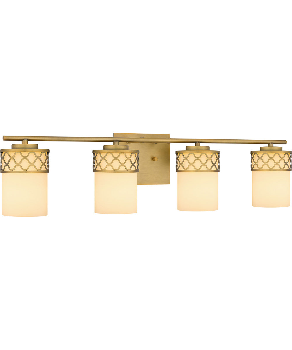 Tenley Extra Large 4-light Bath Light Aged Brass