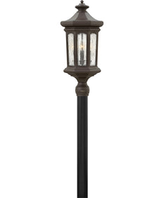 Raley 4-Light Large Outdoor Post Top or Pier Mount Lantern 12v in Oil Rubbed Bronze