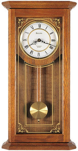 Bulova Clocks Cirrus Chiming Wall Clock C3375