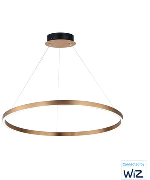 Groove 32 inch LED Pendant WiZ Gold
