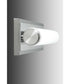 Concourse LED 24" Etched White Glass Modern Bath Vanity Light Brushed Nickel