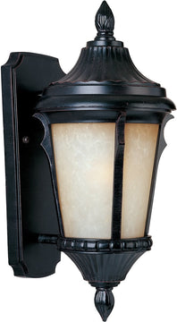16"H Odessa LED 1-Light Outdoor Wall Lantern Espresso