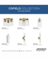 Cofield 2-Light Transitional Wall Bracket Vintage Brass