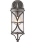 Morrison 1-Light Small Wall Lantern Antique Pewter
