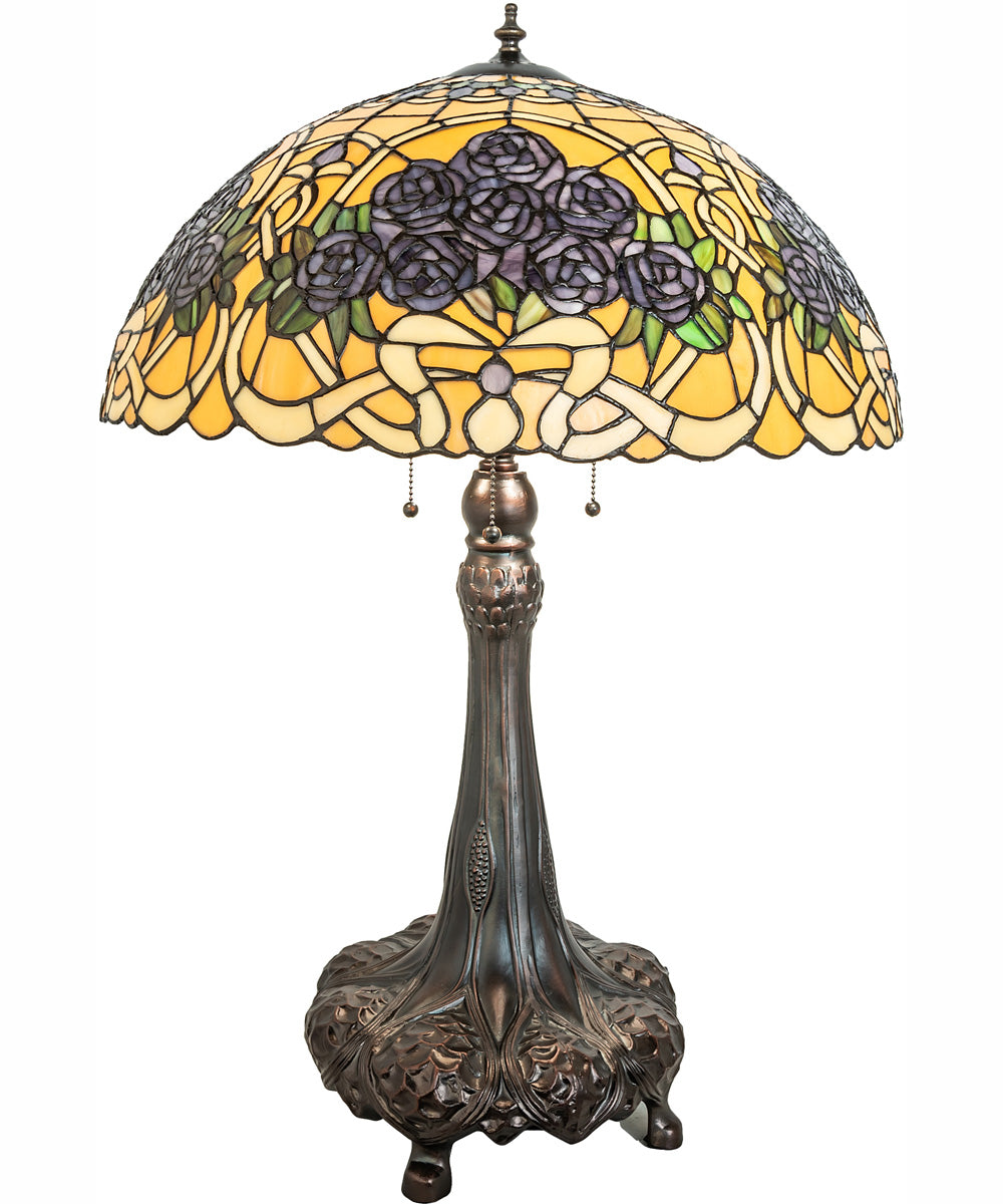 31" High Rose Bouquet Table Lamp