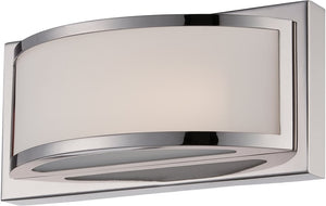 10"W Mercer 1-Light LED Vanity & Wall Light Polished Nickel