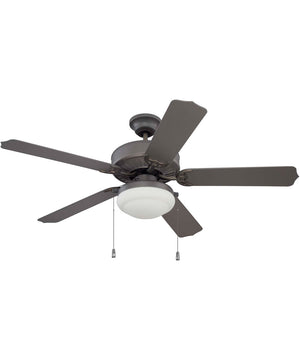 Enduro Plastic with Light Kit 2-Light LED Indoor/Outdoor Ceiling Fan (Blades Included) Espresso