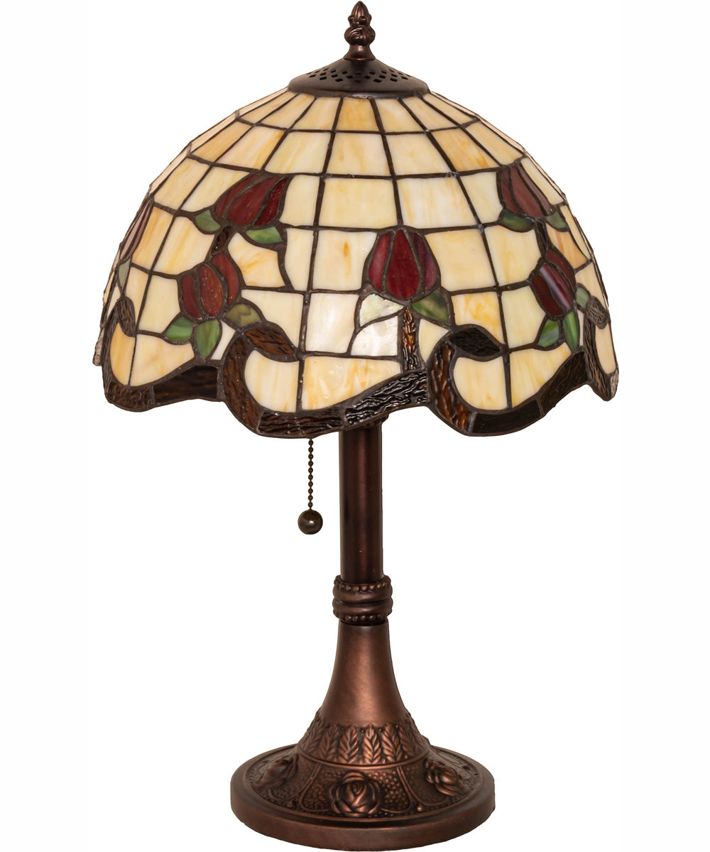 19" High Roseborder Table Lamp