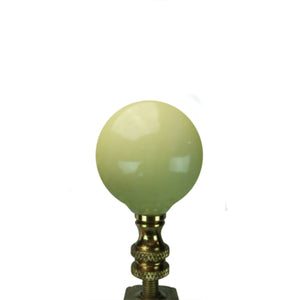 Buttercup Ceramic Ball Lamp Finial 2.25"h