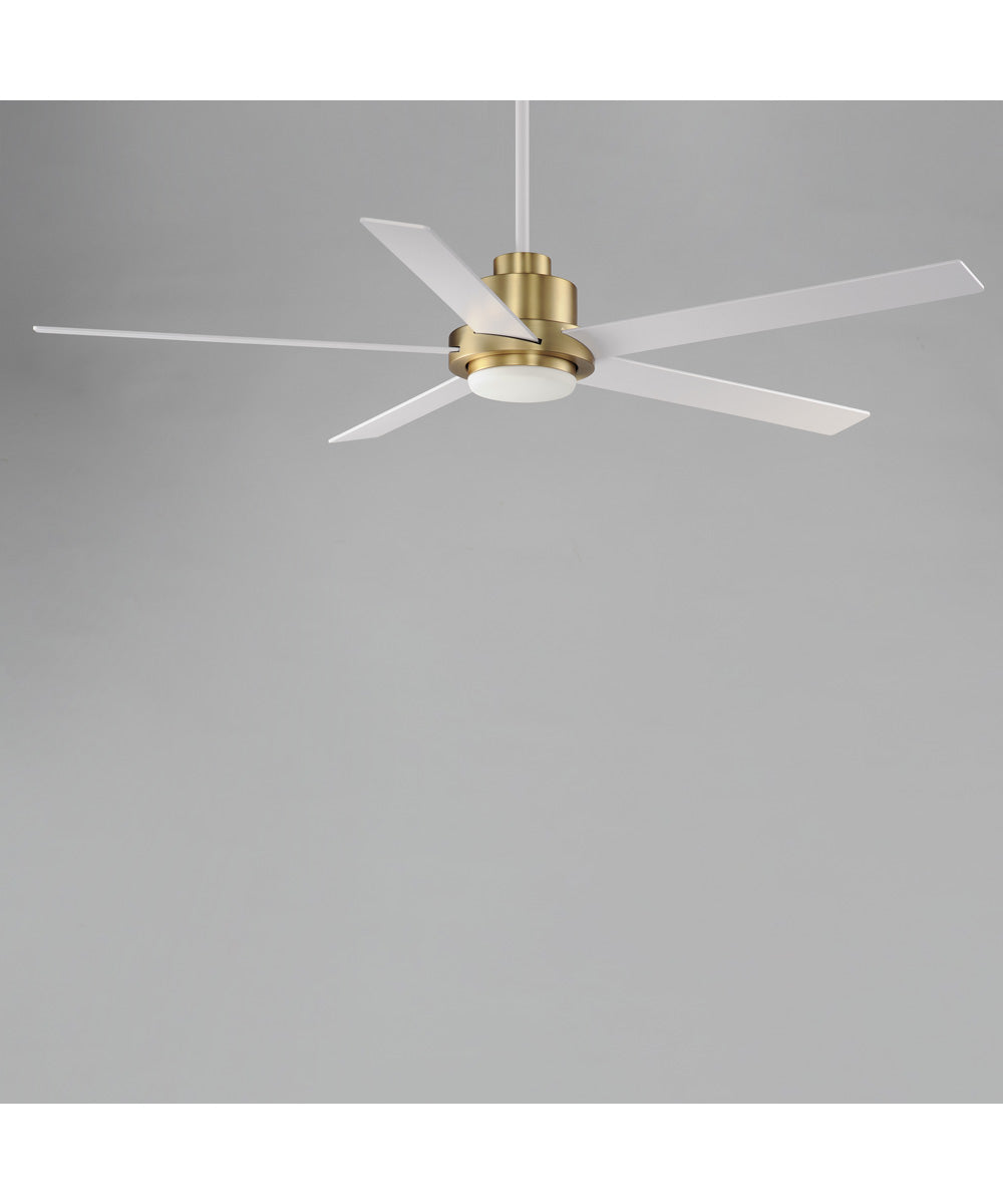 Daisy 60 inch 5-Blade Fan w LED Light Kit Natural Aged Brass