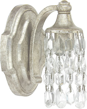 5"W Blakely 1-Light Sconce Antique Silver