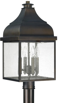 23"H Westridge 4-Light Outdoor Post Lantern Old Bronze