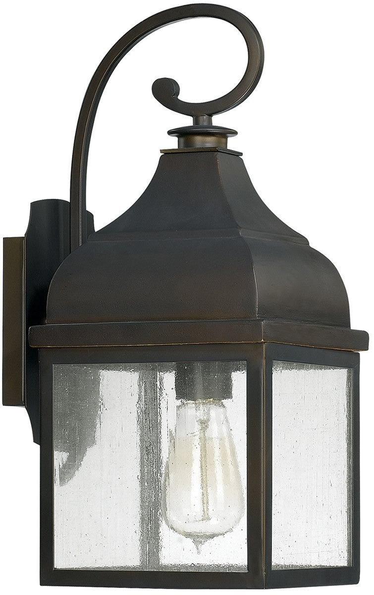 Capital Lighting Westridge 1-Light Outdoor Wall Lantern Old Bronze 9641OB
