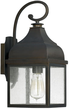 16"H Westridge 1-Light Outdoor Wall Lantern Old Bronze