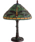 17"H Dragonfly Cone Twisted Fly Accent Lamp