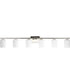 Replay 6-Light Traditional Etched White Glass Bath Vanity Light Polished Nickel