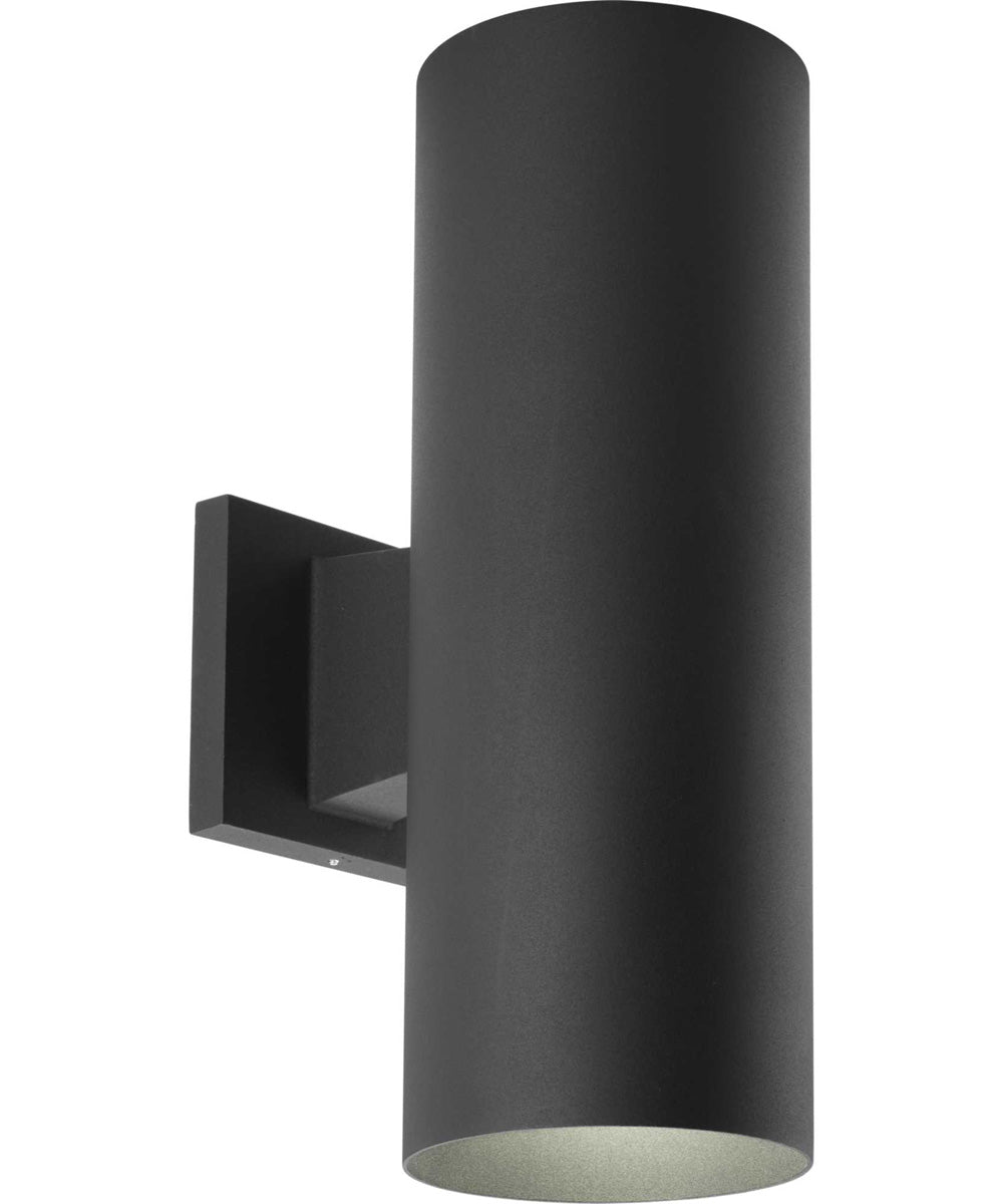 5" Outdoor Up/Down Wall Cylinder Black