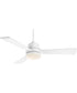 Trevina LED 52" 3-Blade Fan White