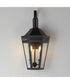 Oxford Outdoor 2-Light Wall Sconce Black