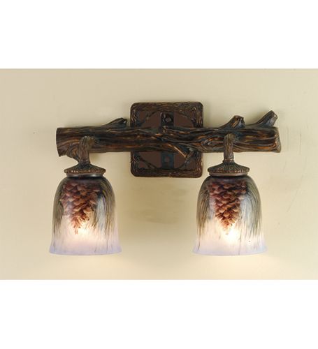 16"W 2-Light Branches Sconce