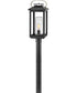 Atwater 1-Light Medium Outdoor Post Top or Pier Mount Lantern in Black