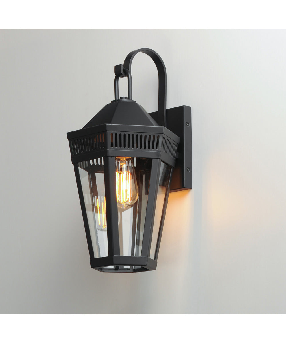 Oxford Outdoor 1-Light Wall Sconce Large Black