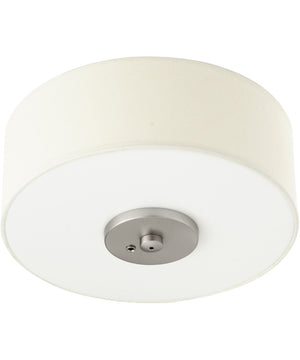 3-light LED Ceiling Fan Light Kit Satin Nickel