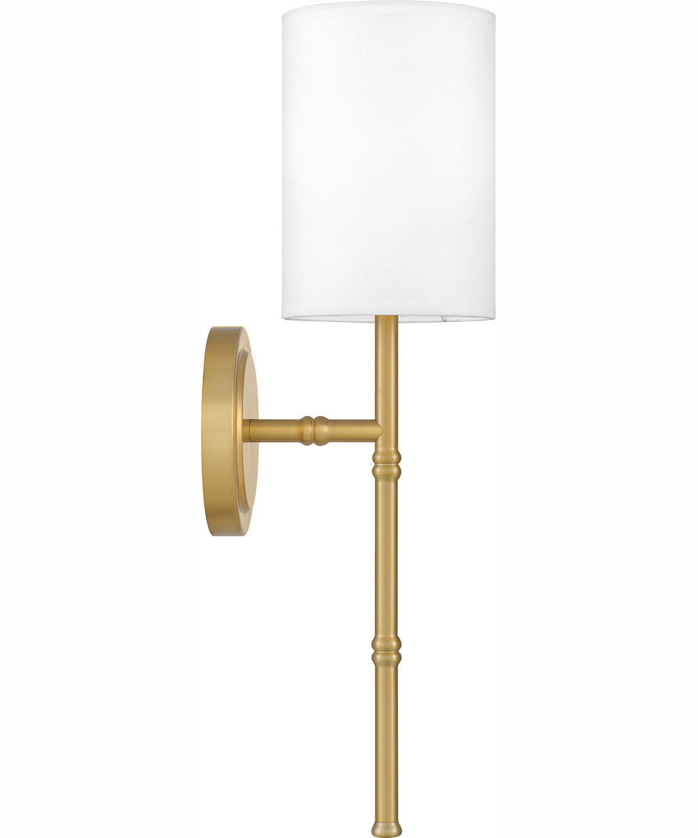 Quoizel Wood Small 1-light Wall Sconce Aged Brass