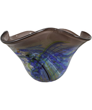 Allesia Hand Blown Art Glass Bowl