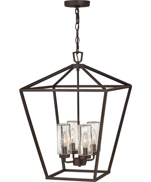 Alford Place 4-Light Medium Outdoor Single Tier in Oil Rubbed Bronze