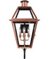 Rue De Royal Extra Large 4-light Outdoor Wall Light Aged Copper