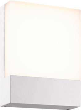 8"H Pecos LED Outdoor Wall Sconce White