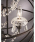 Winona 3-Light Table Lamp Ant./Brz/Metal Shade/Crystal Decorations