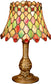 Dale Tiffany Tiffany Manti Accent Lamp Antique Brass TA101340