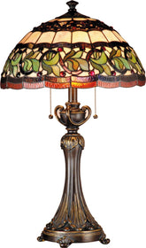 26"H Aldridge 2-Light Table Lamp Antique Bronze