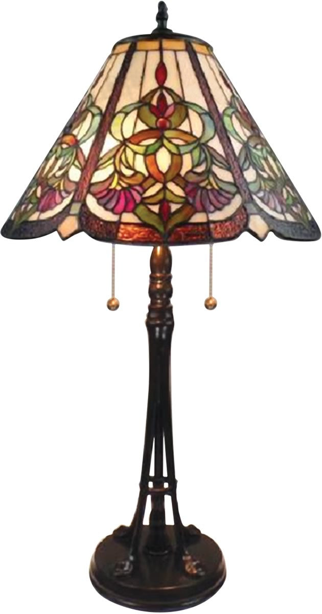 Dale Tiffany Baja Tiffany Table Lamp Antique Bronze TT14253