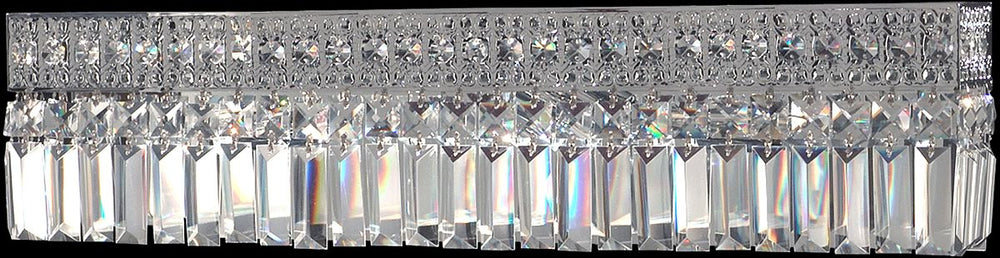 Dale Tiffany 3-Light Crystal Wall Sconce Polished Chrome GH10330