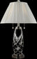 Dale Tiffany Black Shield Crystal Table Lamp Antique Bronze GT13268